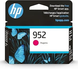HP 952 Magenta Ink Cartridge | Works with HP OfficeJet 8702, HP OfficeJet Pro 7720, 7740, 8210, 8710, 8720, 8730, 8740 Series | Eligible for Instant Ink | L0S52AN