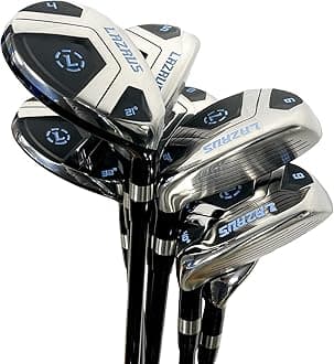 Premium Hybrid Golf Clubs for Men - 2,3,4,5,6,7,8,9,PW Right Hand & Left Hand Single Club, Regular Flex