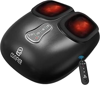 COMFIER 2026 Upgrade shiatsu Foot Massager for Neuropathy,Plantar Fasciitis,Foot Massager with Heat,Remote Control,Pause Function, feet Massager with Compression,Vibration,Gift for Men Size 13