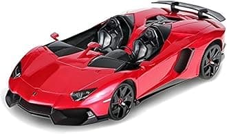 RASTAR57500 automobile RC Car, Red, 1/12 Lamborghini Aventador J
