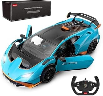 Lamborghini RC Car R/C 1/14 Lamborghini Huracán STO Model Car Blue Lamborghini Toy Car 2.4Ghz Remote Control Car for Boys 8-12