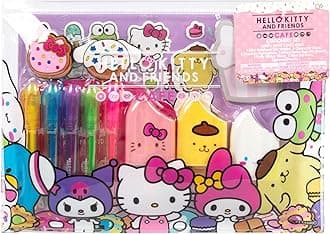 Horizon Group USA Hello Kitty & Friends Stationary Set, Cute School and Office Supplies, Sanrio Accessories, Kawaii Notebook, Squishy Stickers