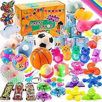 Claw Machine Prizes Refill for Kids, Party Favors Toy for Boy Girl 3-8 8-12, Fidget Toys Bulk, Easter Egg Fillers, Pinata Stocking Stuffer, Classroom Treasure Box Prize, Goodie Bags Gift for Boys Girl